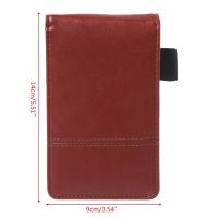 Pocket A7 Notebook Leather Cover Notepad Memo Diary Planner With Calculator Business Work Office Supplies