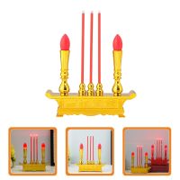 （HOT NEW）กระถางธูป Led ChineseElectronic Censer FlamelessFengshui เสนออุปกรณ์เครื่องประดับเทียน