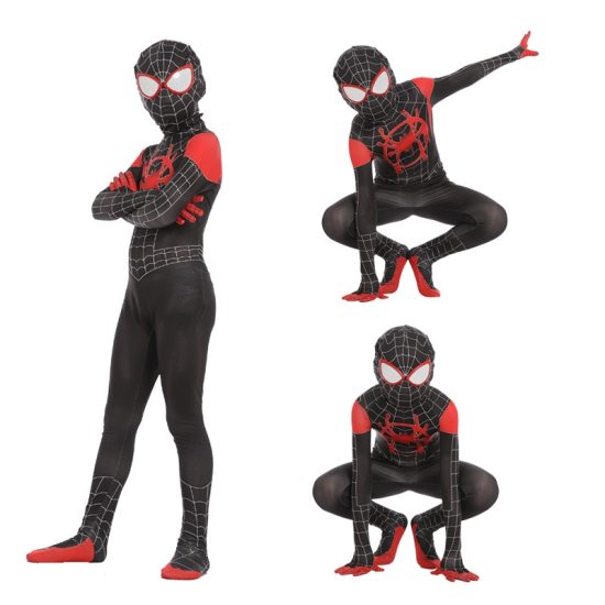 Bộ áo liền quần hóa trang nhân vật spiderman phong cách far from home cho - ảnh sản phẩm 4