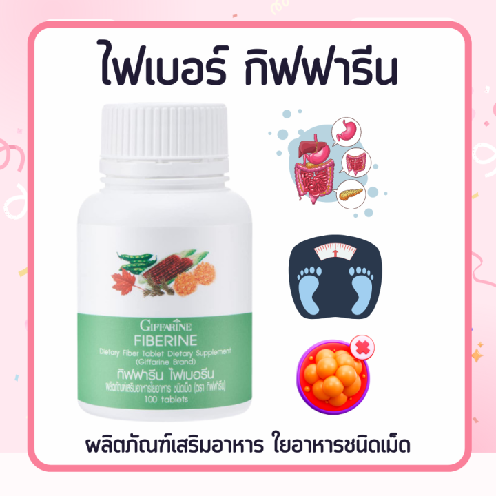 ไฟเบอร์-ไฟเบอร-ไฟเบอรีน-fiberine-ผลิตภัณฑ์เสริมอาหารใยอาหารชนิดเม็ด