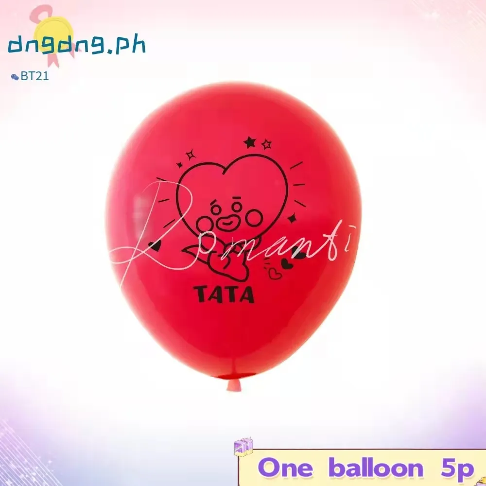 BTS Kpop Bt21 Latex Balloon Birthday Party Decoration Baby Shower  Background Decorations Supplies Needs | Lazada PH