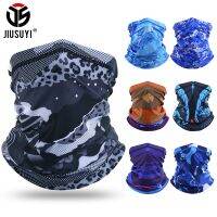 hjk☢  Printed Bandanas Neck Face Cover Breathable Dustproof Neckerchief Snood Tube Scarf Headband Men