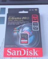 SanDisk Experience PRO SDXC-UHS-I Card 64GB SPEET UP TO 170. MB/s*