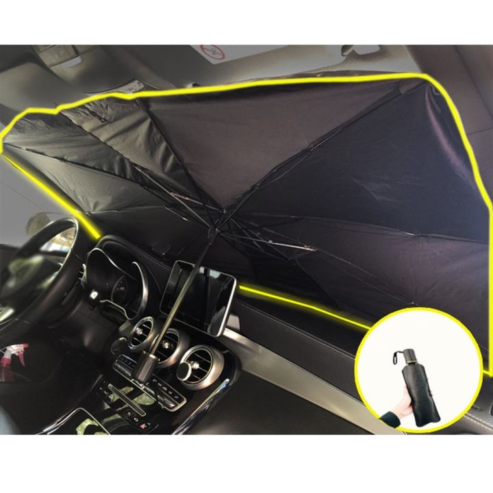 ที่บังแดดภายในแผ่นกรองแสงติดรถยนต์ร่มที่บังแดดผ้าคลุมรถมอเตอร์ไบค์ร่มซีดาน-suv-กระจกบังลมอุปกรณ์เสริมสำหรับบังแดด