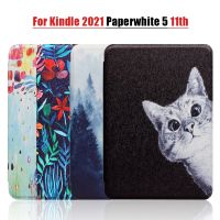 All New Magnetic Smart Case For 2021 Kindle Paperwhite 5 11th Generation 6.8 Inch M2L3EK PU Leather Cover Sleeve Funda