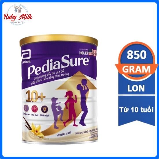 Date 1.2025 sữa bột pediasure 10+ hương vani 850g cho bé trên 10 tuổi - ảnh sản phẩm 1