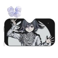 Kokichi Oma ม่านบังแดด Danganronpa Amine แหวกแนวที่คลุมบล็อกหน้าหน้าต่าง70x13 0ซม. แผ่นกรองแสงติดรถยนต์ผ้านม่านกันแสงแดดม่านบังแดด