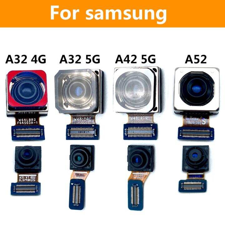 ของแท้เหมาะสำหรับ-samsung-a52-a32-a22-a72-a42-4g-5g-โมดูลกล้องด้านหลัง-flex-อะไหล่กล้องถ่ายรูปด้านหน้า