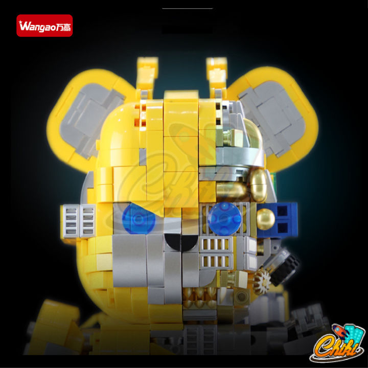 ตัวต่อ-wangao188005-bumblebee-bear-robot-บัมเบิ้ล-บี-แบบริค-โรบอร์ท-แบบริคครึ่งโรบอท-ขนาดเท่ากับ-400