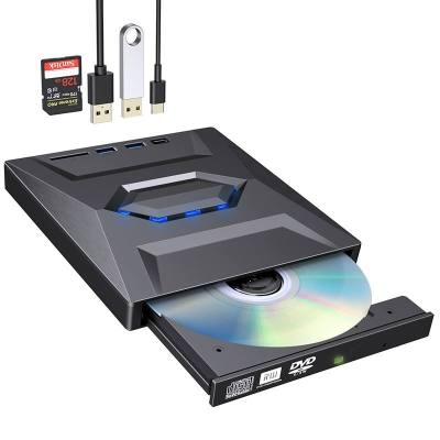 USB 3.0ประเภท C External CD DVD RW ไดรฟ์ออปติคัล DVD DVD Writer ซุปเปอร์ไดร์ฟสำหรับแล็ปท็อปและโน้ตบุ๊คผลิตภัณฑ์ที่น่าเชื่อถือลดราคา