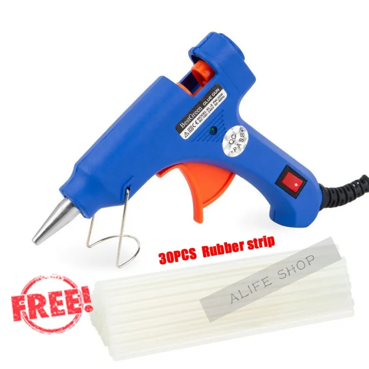 Hot glue gun, upgraded 20W high temperature heavy duty hot melt glue