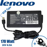 Lenovo Adapter ของแท้ Lenovo Legion Y530-15ICH / Legion Y540 Y540-15IRH / Legion Y7000 2019 PG0 170W USB สายชาร์จ Lenovo, อะแดปเตอร์