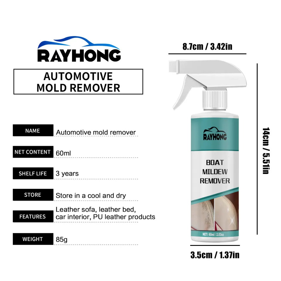 Yegbong Car Interior Cleaning Mold Remover Spray Mildew Cleaning Agent  Cleaner Multifunctional Mold Remover Car Interior Cleaning Mold Remover  Spray Mildew Cleaning Agent Cleaner Multifunctional Mold Remover