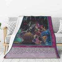 For-Yu-Gi-Oh 0803s- 15 Soft blanket high-definition printing shawl for decoration and free customization W-7538