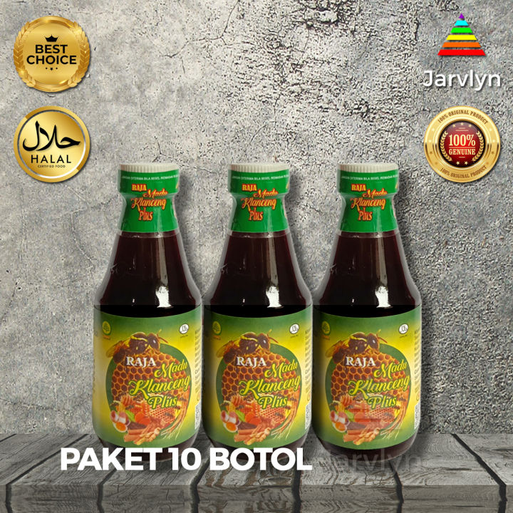 JAMU RAJA MADU KLANCENG PLUS ASLI 150 ML PAKET 10 BOTOL JAMU PEGAL LINU ASAM URAT REMATIK NYERI SENDI NYERI BADAN NYERI TULANG PENAMBAH BERAT BADAN NAFSU MAKAN JAMU JAWA ASLI CAP RAJA MADU ...