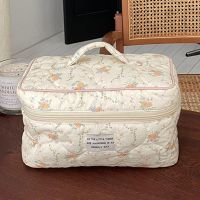 【CC】 Toiletry Floral Prints Makeup Storage Functional Ladies Purse for