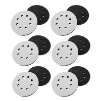 12PCS 5 Inch(125mm) 8-Hole Soft Sponge Interface Pad for Sanding Pads and Hook and Loop Sanding Discs