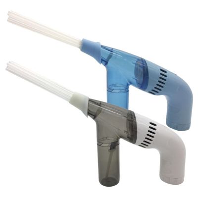【hot】◄❉  Dust Cleaner Car Effective Cleaning Cordless Handeld Remover Gray/Blue