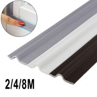 2-8M ซิลิโคนห้องอาบน้ำ Water Barrier Water Retaining Strip Bendable ห้องอาบน้ำประตูเครื่องซักผ้า Shower Dam Barrier