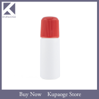 [Kupaoge] 30มล.พร้อมฟองน้ำ applicator ขวดยาสีขาวหัวฟองน้ำสีฟ้า