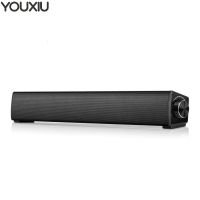 YOUXIU Speaker 20W Soundbar Stereo Bluetooth 5.0 PC Theater Audio Music Sound Bar With Remote Control Aux 3.55mm