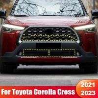 For Toyota Corolla Cross XG10 2021 2022 2023 Hybrid Front Grille Insect Screen Exterior Stainless Steel Accessories