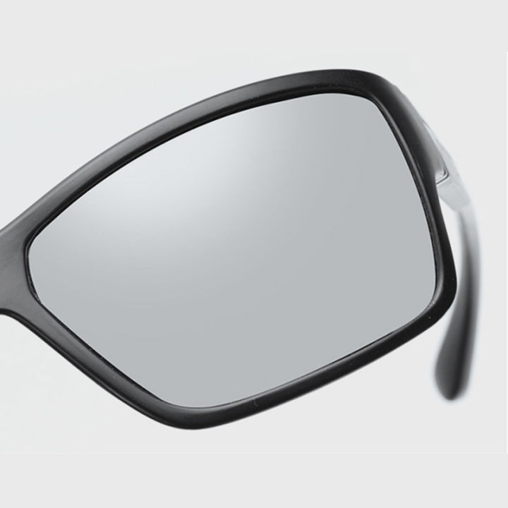 เลนส์เปลี่ยนสีโพลาไรซ์แว่นกันแดดแฟชั่นทรงสี่เหลี่ยมเรียบง่าย-uv400แว่นตานิรภัยปลอดภัยการปรับอัตโนมัติ-essential-ขณะขับขี่แว่นตาป้องกันแสงสะท้อน