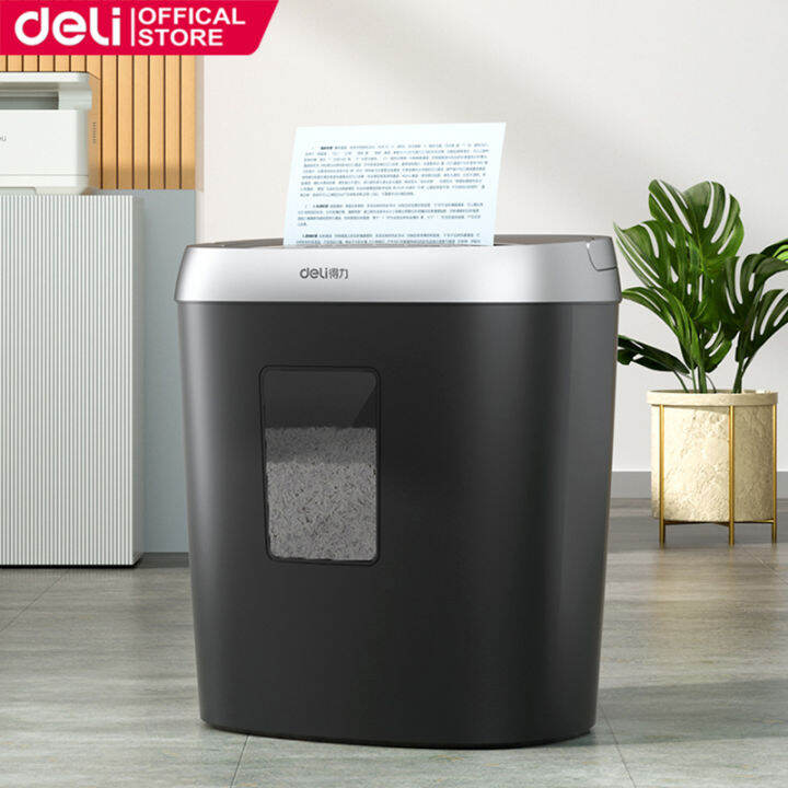 Deli 20L Paper Shredder Machine Can Shred Staple Strip-Cut Paper ...