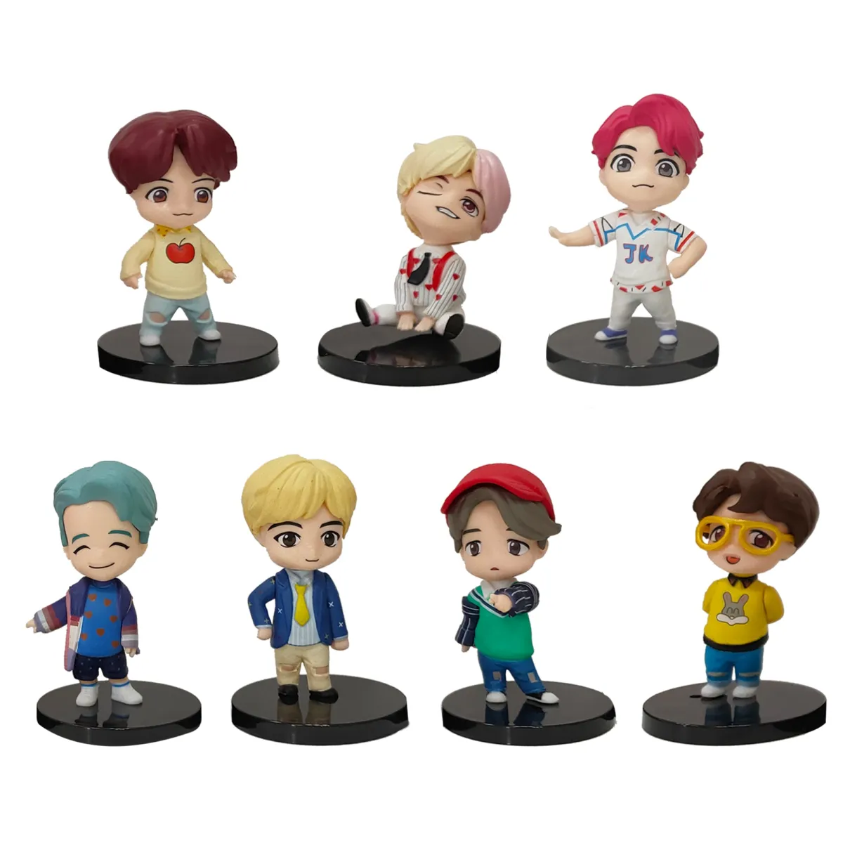 7x Bts Cartoon Character Set Plush Soft Birthday Gift Toy Figures Boy Dolls Collections And Gifts Toy Decoration | Lazada 7x Bts Cartoon Character Set Plush Soft Birthday Gift Toy Figures Boy Dolls Collections And Gifts Toy Decoration | Lazada
