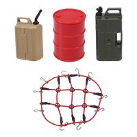 1/24 Scale Molded Decoration Luggage Net Fuel Tank Oil Drum for 1/24 RC Crawler Axial SCX24 FCX24 Enduro24