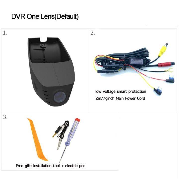 4K Car Driving Video Recorder DVR Control APP Wifi Camera For Honda