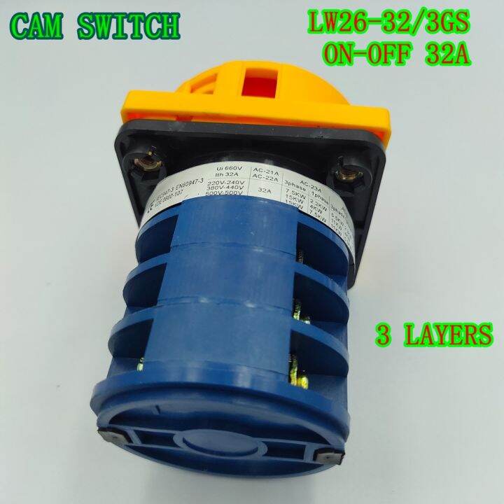 cam-switch-lw26-3gs-แคมซีเล็คเตอร์สวิทซ์-on-off-20a-32a-63a