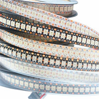 1m 144LEDs DC5V WS2812B 2812 Led Pixel Strip Individually Addressable Smart RGB Led Strip Light Tape Black White PCB IP306567