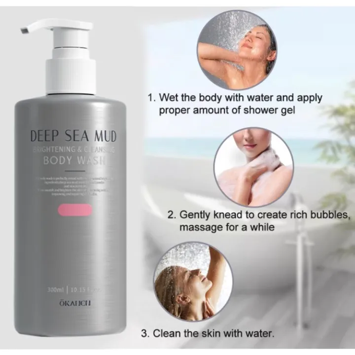 Deep sea mud body washdeep sea mud body wash korean/vulcanic mud