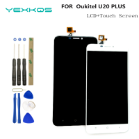 5.5 "U20 Asal Ouki PLUS Paparan LCD dan Penggantian เครื่องดิจิไทเซอร์ Skrin สำหรับ U20plus Lcd