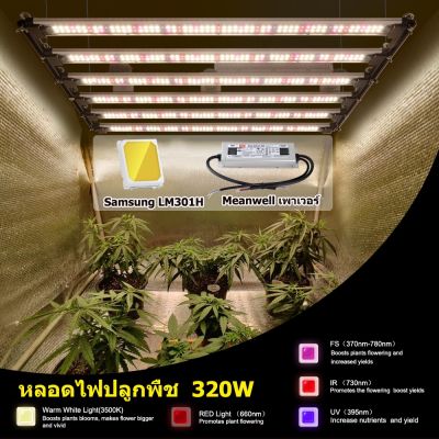 [สินค้าพร้อมจัดส่ง]⭐⭐2400W 3200W Samsung LM301H V5 Quantum Tech LED Grow Light Bar Meanwell Driver Sunlike ปลูกโคมไฟสำหรับโรงงานในร่มเรือนก[สินค้าใหม่]จัดส่งฟรีมีบริการเก็บเงินปลายทาง⭐⭐