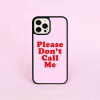 Please Dont Call Me Introvert Quote Phone Plastic Case/Cover For iPhone 7 XR 11 12 13 14 Pro Max Mini SE 2  A71