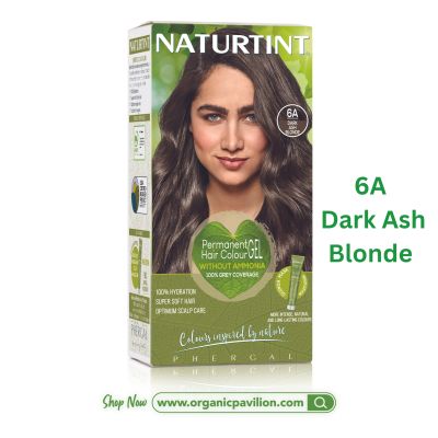 Naturtint ผลิตภัณฑ์เปลี่ยนสีผม - 6A (Dark Ash Blonde / สีน้ำตาลสว่าง-ประกายเทา) Permanent Hair Colour Gel (170 ml)