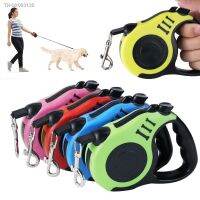 ◕❉ Dog Leash 3/5m Automatic Retractable Nylon Lead Large Dogs Outdoor Training Extension Walking Running Rope Roulette Accessories