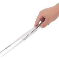 【cw】 5/6/8/10/12 Inch Straight Tweezer Feeding Tongs Aquarium for Gardening Aquatic