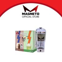 WHEY MAGNETO 2IN1 โกโก้และชาเขียวมัทฉะ ขนาด 1 ปอนด์ (จับคู่แก้วเชคเกอร์ไฟฟ้า)