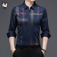 Mens Long Sleeve Shirts Premium Office Tops