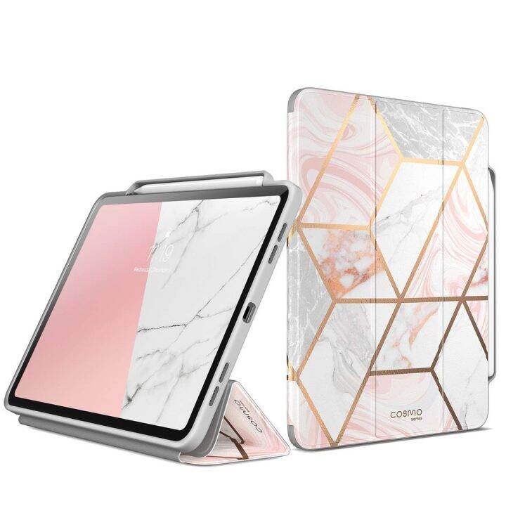 สำหรับ-ipad-pro-11-กรณี-2018-supcase-รองรับการชาร์จด้วยดินสอโดยมี-ไม่มีตัวป้องกันหน้าจอและขาตั้งฝาครอบเคสป้องกันแบบเต็มตัว