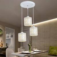 Modern Nordic Pendant Lights Fixtures iron Hollow Out Chandelier Pendant Lamp Home Decoration for Dining Room Bedroom Shop Bar