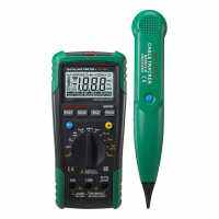 2 In 1 MASTECH MS8236 Auto Range Digital Multimeter Network Cable Track Tester Wire Line ephone Tracker, Net Price