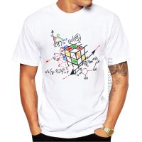 แฟชั่นใหม่คณิตศาสตร์ทำงานออกแบบผู้ชายเสื้อยืดผ้าฝ้าย100 H Ipster ท็อปส์คณิตศาสตร์ Cube พิมพ์เสื้อยืดเสื้อยืดเย็น