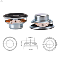 Cjing ลำโพงพกพาขนาดเล็ก40มม.16 Core 4 OHM 5W ลำโพงลำโพง Full Range ยางด้านข้าง Neodymium Iron boron แม่เหล็กลำโพง