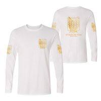 Xzx180305 time attack on Tan Long Sleeve T shirt Shingeki no okinjin T-shirt casual streetwear long tshirt tops tees