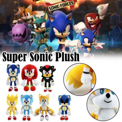 30ซม. Sonic The Hedgehog Shadow Amy Rose Knuckle Tail ตุ๊กตาตุ๊กตาตุ๊กตาของเล่น Gift Soft Plush Plushie ของเล่นการ์ตูน O3W4