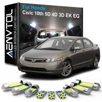 AENVTOL Canbus สำหรับ Honda Civic Gen 10Th 5D 4D 3D EK เช่นรถเก๋ง Honda 2006 2008 2011 2017 2018ไฟตบแต่งภายในตกแต่ง